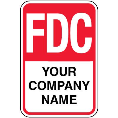 Semi-Custom FDC Sign - Your Company Name