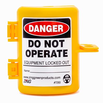 Zing® RecycLockout Forklift Propane Tank Lockout Tagout