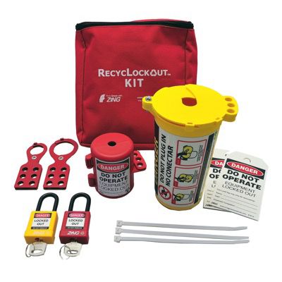 Zing® RecycLockout Lockout Kit with Plug Lockout
