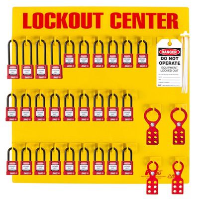 Zing® RecycLockout Lockout Station, 28 Padlocks