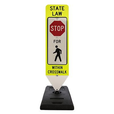 Stop In-Street Crosswalk Sign