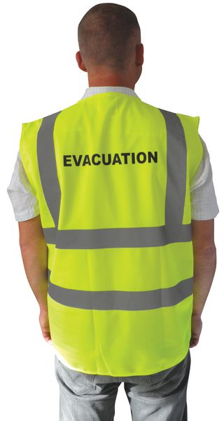 Gilet haute visibilité Evacuation