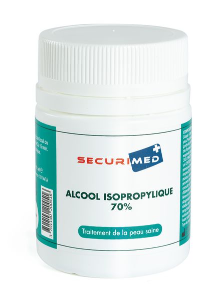 Alcool isopropylique 70% flacon 60 mL