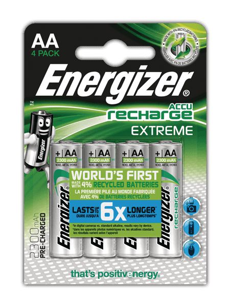 Piles rechargeables LR6 AA