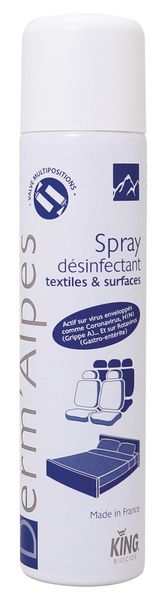 Spray désinfectant textiles et surfaces King 300 ml