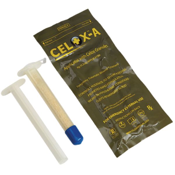Applicateur de granulés hémostatiques Celox