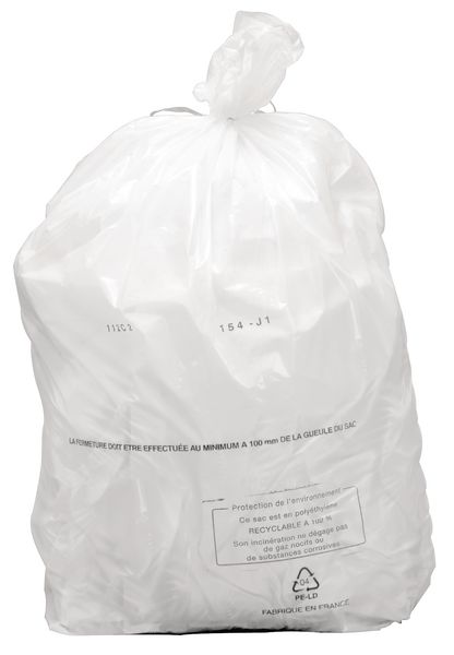 Sacs poubelle de 5 à 110 L en polyéthylène pur