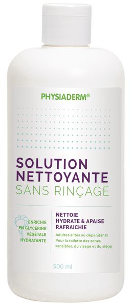 Solution nettoyante sans rinçage Physiaderm