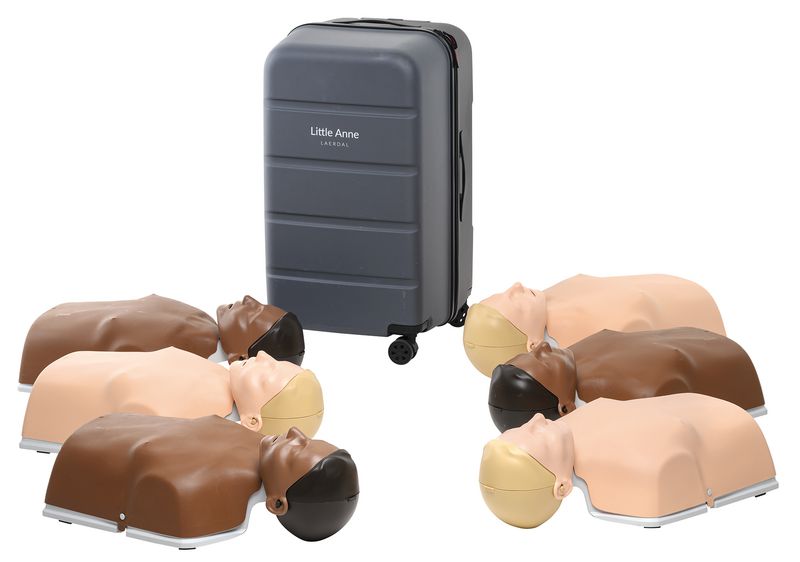 Pack mannequins de secourisme New Little Anne QCPR avec valise