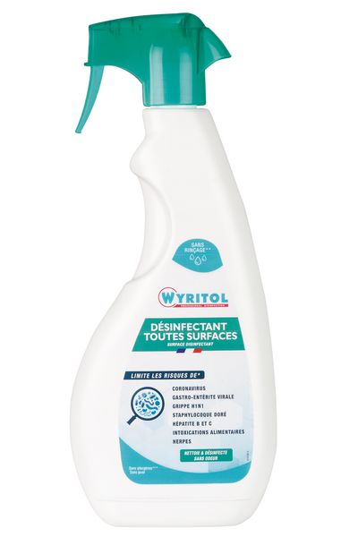 Spray nettoyant désinfectant Wyritol 750 ml