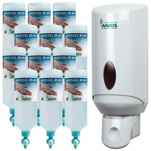 Offre PACK gel hydroalcoolique Anios et distributeur