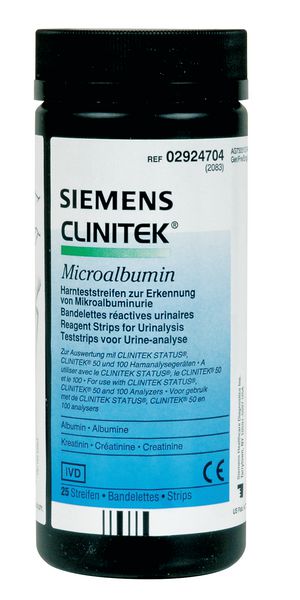 Bandelettes urinaires Microalbumine Clinitek®