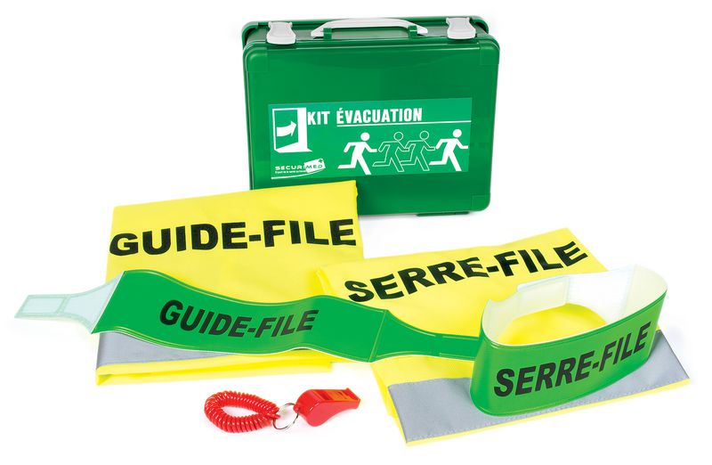 Kits pour l'équipe d'évacuation