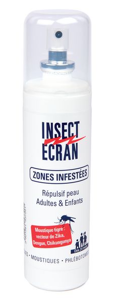 Insect Ecran Zones infestées : répulsif insectes peau