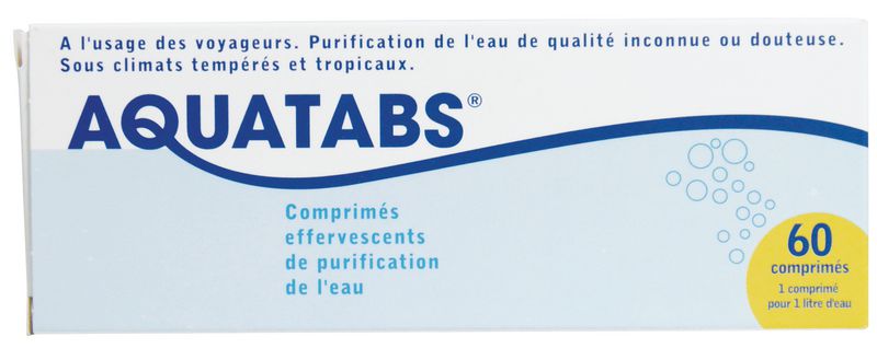 Aquatabs® comprimés de désinfection de l'eau