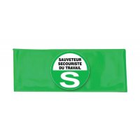 Brassard microprisme vert avec logo SST