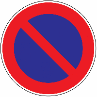 Panneau en Aluminium Stationnement interdit