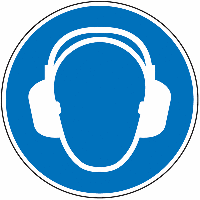 Panneau Port obligatoire des protections auditives