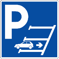 Panneau PVC ou Alu/PVC Parking en marche arrière