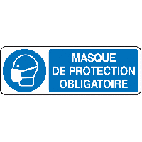 Panneau Masque de protection obligatoire