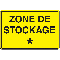 Panneau PVC Zone de stockage avec personnalisation