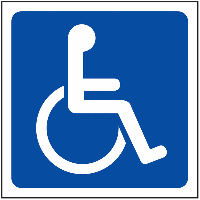 Pictogramme handicapé