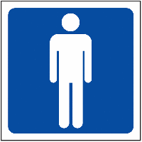 Pictogramme toilettes hommes