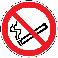 Panneau PVC ou autocollant Défense de fumer