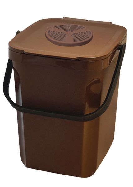 Collecteur 10 litres avec filtres pour biodéchets