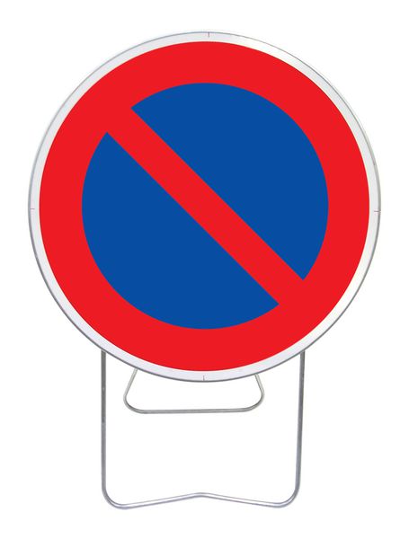 Panneau avec pied solidaire Stationnement interdit