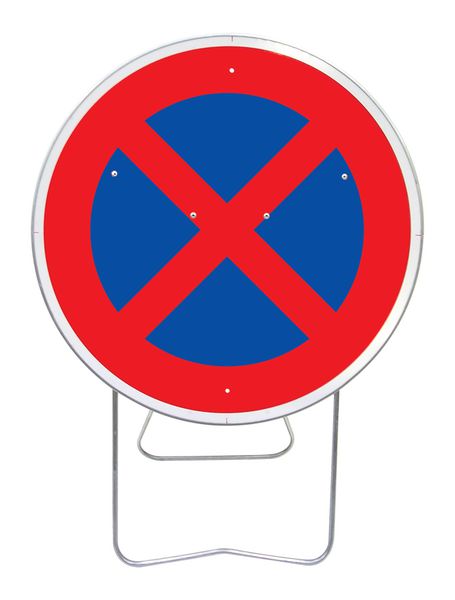 Panneau pied solidaire Arrêt et stationnement interdit
