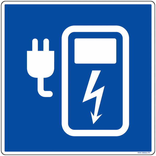 Panneau Alu/PVC/Alu Borne de recharge véhicule électrique