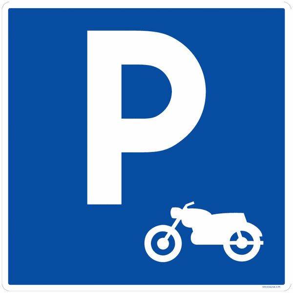 Panneau parking moto