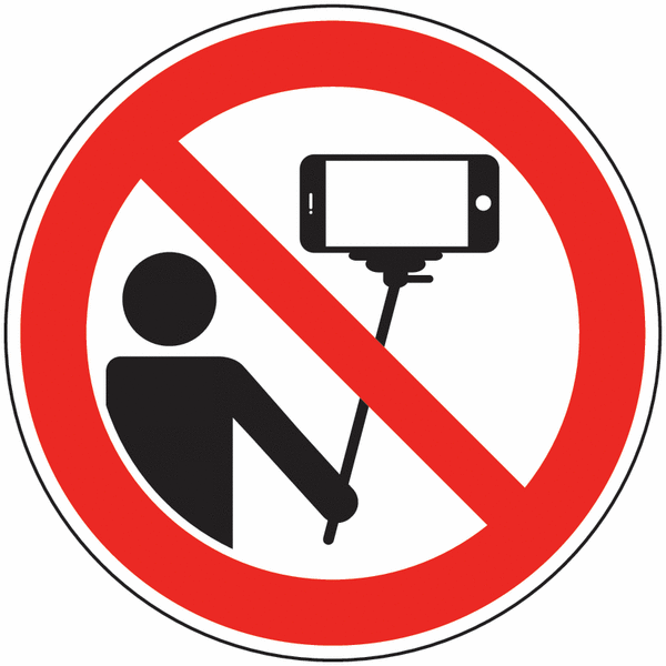 Panneau PVC ou autocollant perche à smartphone interdit