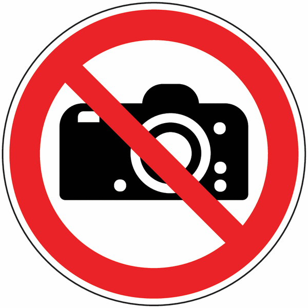 Panneau Photos interdites