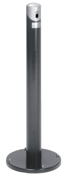 Cendrier colonne sur pied en acier galvanisé