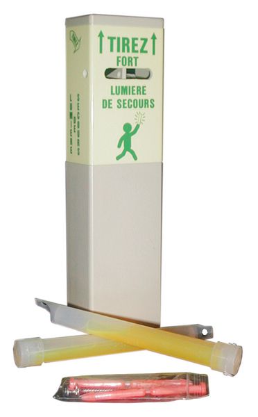 Boîtier distributeur photolum pour bâtons lumineux