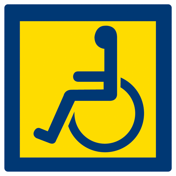 Panneau Aluminium Transport d'handicapés
