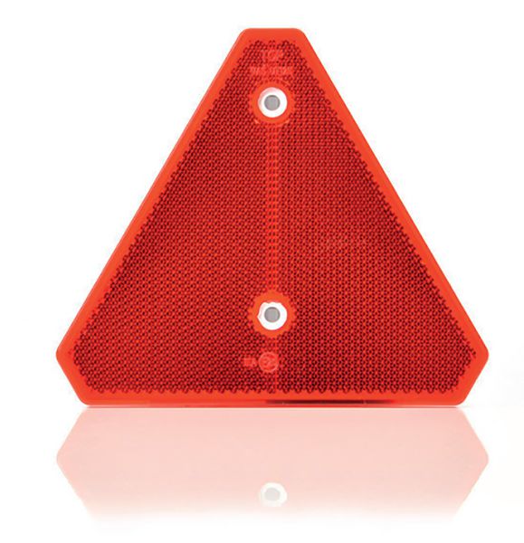 Catadioptre triangle plastique côté 150 mm