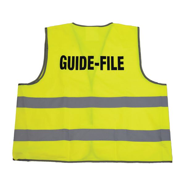 Gilet de sécurité marquage "Guide-file"