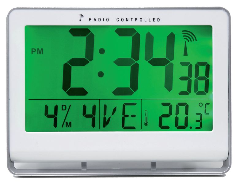 Horloge Radio-pilotée LCD