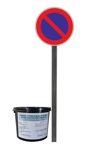 Kit signalisation stationnement interdit et enrobé