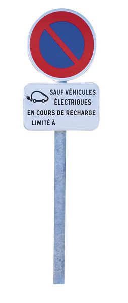 Kit Stationnement interdit sauf recharge véhicule élec
