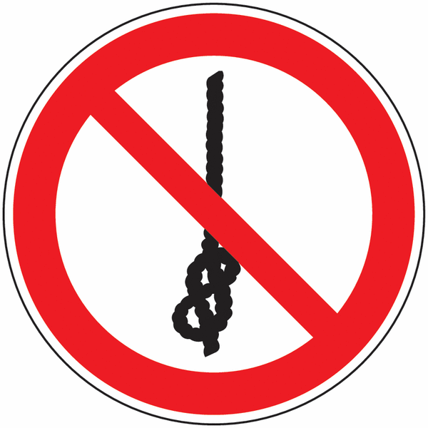 Panneau Nœuds interdits