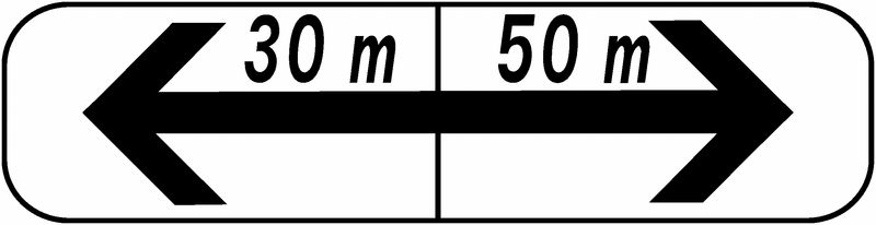 Panonceau complémentaire modèle M8f bis