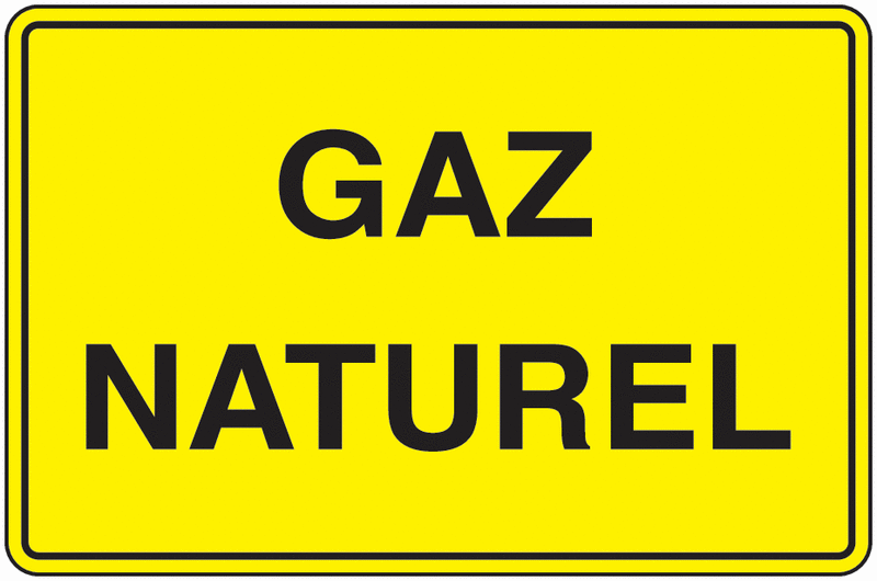 Panneau PVC Gaz naturel