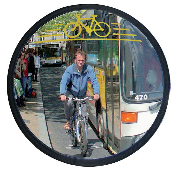 Miroir pour voies cyclables