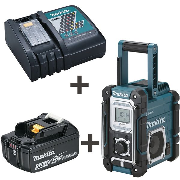 Radio Makita® bluetooth + batterie + chargeur