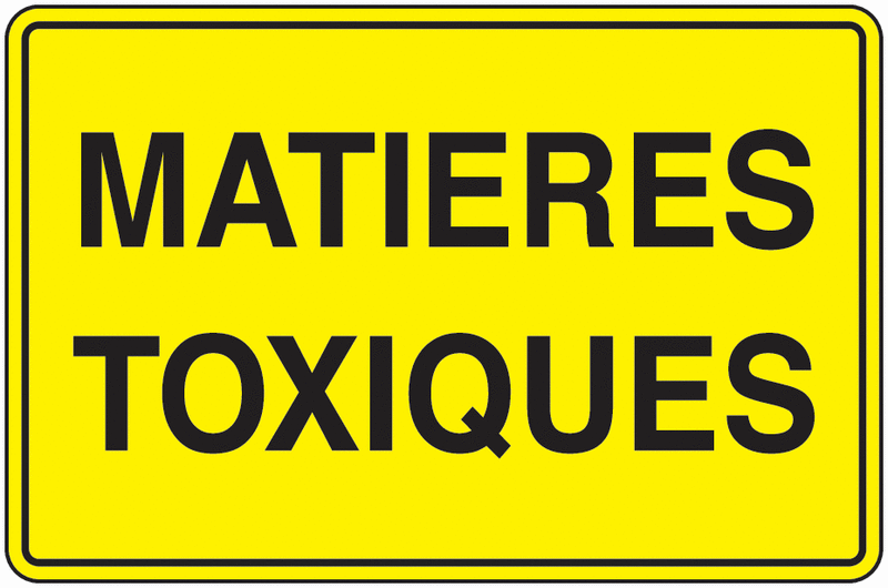 Panneau PVC Matières toxiques