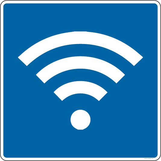 Panneau Connexion wifi autorisée picto
